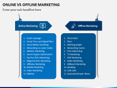 Online Vs Offline Marketing PPT Slide 2