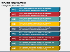 9 Point Requirement PPT Slide 2