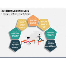 Overcoming Barrier PowerPoint Template and Google Slides Theme