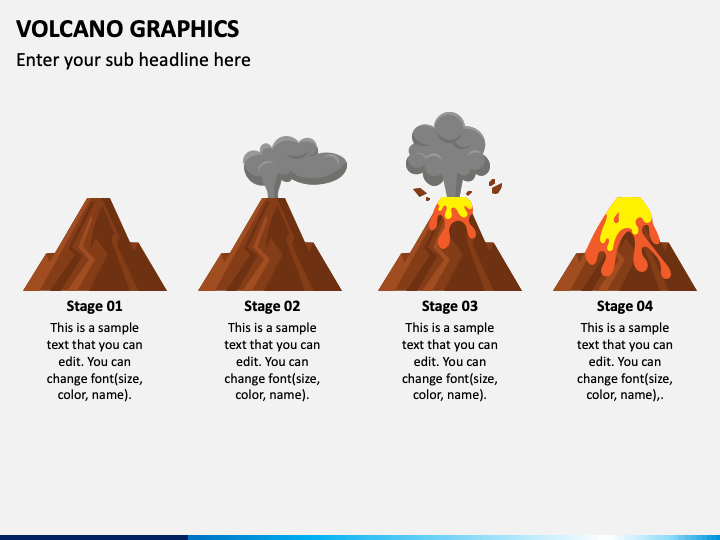 Volcano Graphics PPT Slide 1