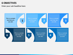 6 Objectives PPT Slide 1