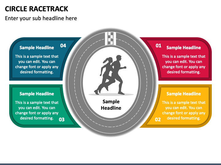 Circle Racetrack PPT Slide 1