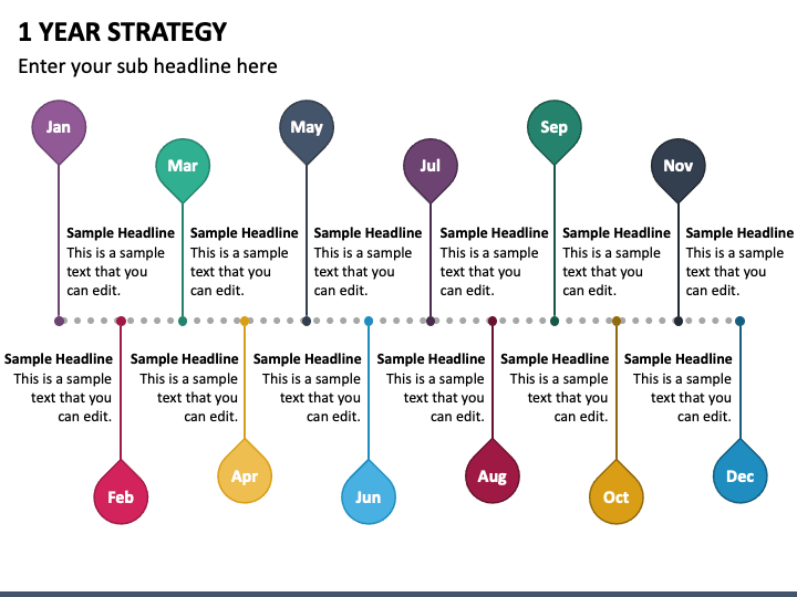 1 Year Strategy PPT Slide 1