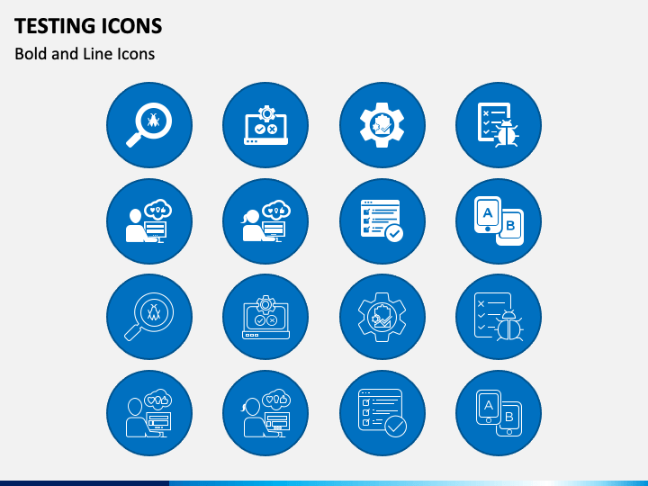 Testing Icons Slide 1