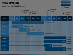 Table Timeline Animated Presentation - SketchBubble