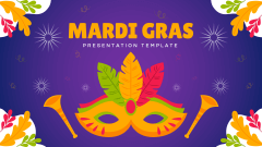 Mardi Gras PPT Slide 1