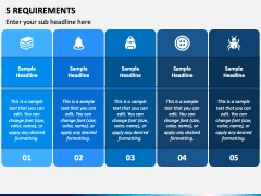 5 Requirements PPT Slide 1