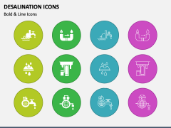 Desalination Icons PPT Slide 1