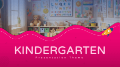 Kindergarten Theme PPT Slide 1