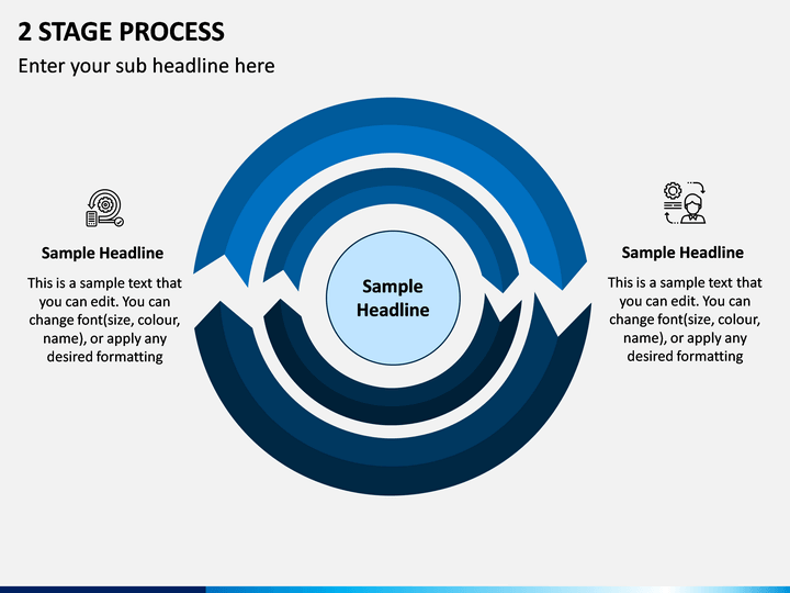 2 Stage Process PPT Slide 1
