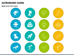 Astronomy Icons PPT Slide 2