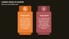 2 Simple Goals to Achieve PPT Slide 1
