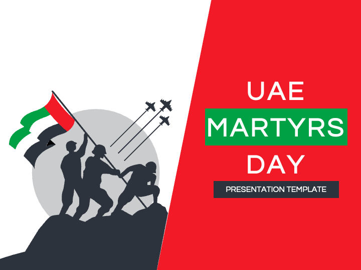 UAE Martyrs Day PPT Slide 1