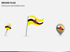 Brunei Flag PPT Slide 1