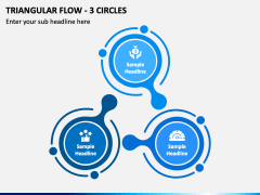 Triangular Flow - 3 Circles PPT Slide 2