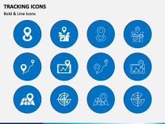 Tracking Icons PPT Slide 1