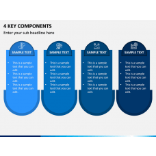 4 Key Activities PowerPoint Template - PPT Slides