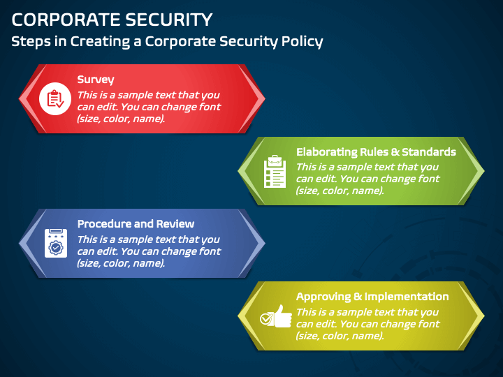 Corporate Security PowerPoint Template and Google Slides Theme