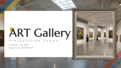 Art Gallery Presentation PPT Slide 1