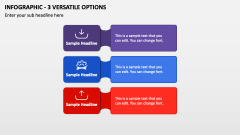 Infographic - 3 Versatile Options PPT Slide 1