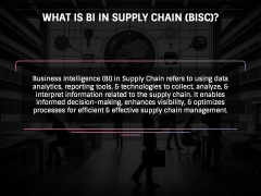 Business Intelligence in Supply Chain PPT Slide 2