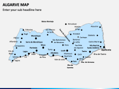 Algarve Map PPT Slide 3