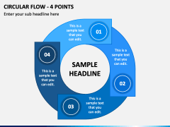 Circular Flow - 4 Points PPT Slide 2