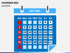 Calendar 2021 Type 2 PPT Slide 7