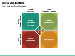 Cross Sell Matrix PowerPoint Template - PPT Slides