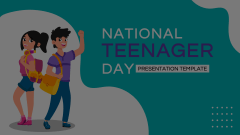 National Teenager Day Animated Presentation - SketchBubble