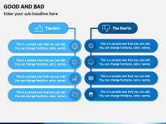 Good and Bad PowerPoint and Google Slides Template - PPT Slides