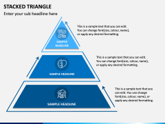 Stacked Triangle PPT Slide 1