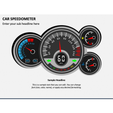 Speedometer Icons for PowerPoint and Google Slides