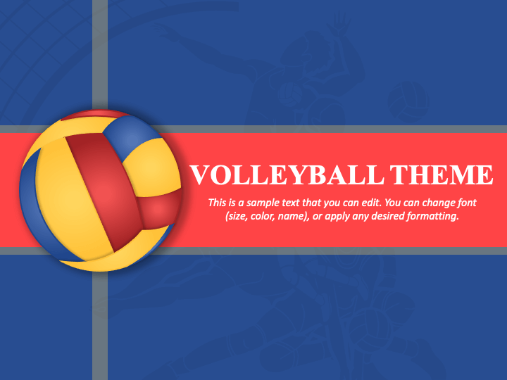 Free Volleyball Theme for PowerPoint and Google Slides