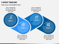 4 Week Timeline PPT Slide 1