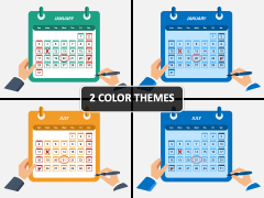 Calendar 2021 Type 1 PPT Cover Slide