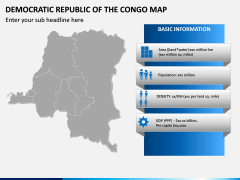 Democratic Republic of Congo Map PPT Slide 4
