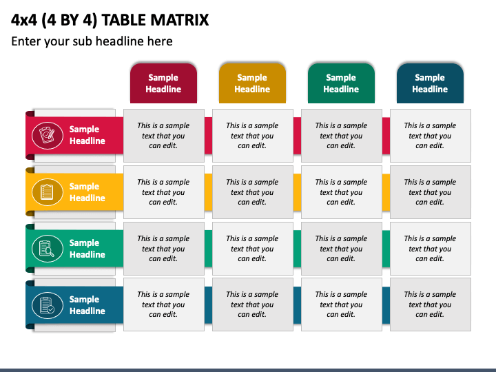 Matrix Chart Template