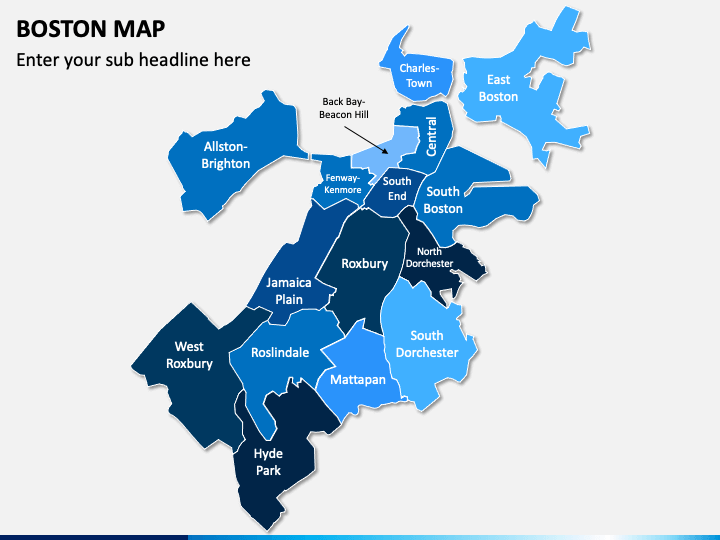 Boston Map PPT Slide 1