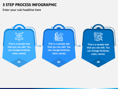 3 Step Process Infographic PPT Slide 2