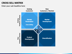 Cross Sell Matrix PowerPoint and Google Slides Template - PPT Slides