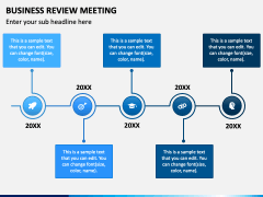 Business Review Meeting PowerPoint and Google Slides Template - PPT Slides