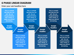 6 Phase Linear Diagram PPT Slide 1