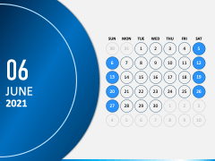 Calendar 2021 Type 3 PPT Slide 7
