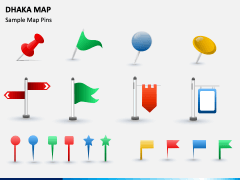 Dhaka Map PPT Slide 8