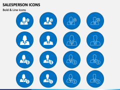 Salesperson Icons PPT Slide 2
