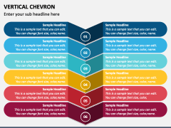 Vertical Chevron PowerPoint Template and Google Slides Theme