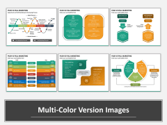 Push Vs Pull Marketing Multicolor Combined