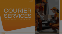 Courier Services Theme Animated Presentation - SketchBubble