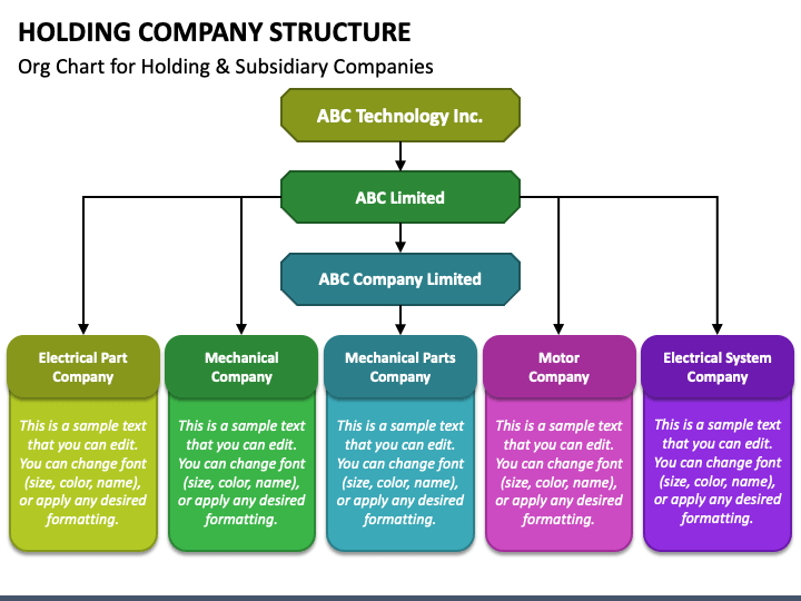 holding and subsidiary company in india